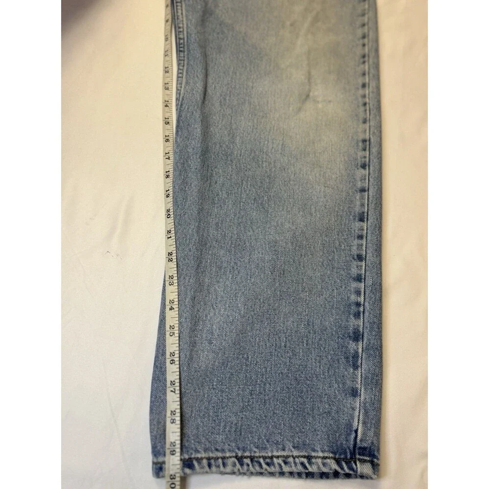 Levi's 550 Jeans Mens 38x30 Blue Washed Denim Relaxed Fit Straight Leg Y2K Vtg - Picture 6 of 8